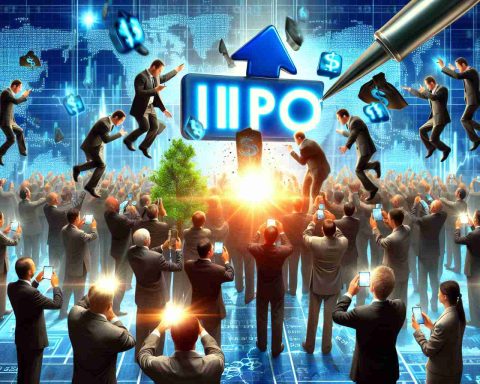 High-definition representation of a surprising event related to the initial public offering (IPO) of a major social media network, highlighting the details that most people overlooked.