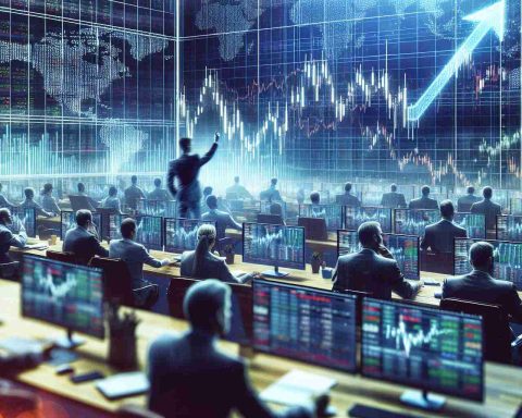 A realistic, high-definition image of an important forthcoming Initial Public Offering (IPO) event poised to cause significant movement in the stock market. The picture should vividly depict the intense atmosphere surrounding such events, like traders busy at their screens, stock market graphs, and the hustle and bustle of a trading floor. Make sure to convey a sense of tension and anticipation.