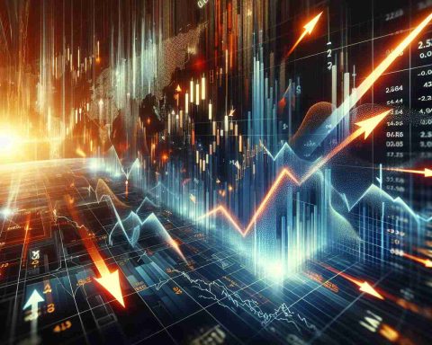 Create a realistic, high-definition image emphasizing the concept of the stock market's dynamics. Showcase stocks soaring up portraying economic growth and also depict some plummeting down representing a market drop. Display charts and graphs that symbolically indicate the performance of anonymous companies in extreme conditions. Bright arrows can be shown to visualize the 'surge ahead' and the 'plummet' in a stylistic and abstract manner. Avoid including specific company names or logos.