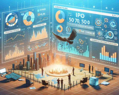 Generate a realistic HD photo depicting an infographic or chart that represents the Initial Public Offering (IPO) of a fictional construction company named 'Afcons Infrastructure', highlighting surprising figures or statistics.