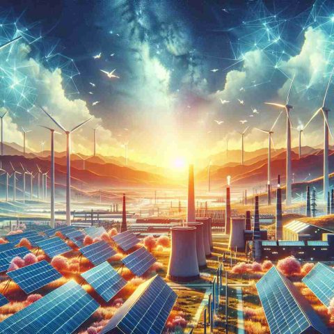 Generate a realistic, high-definition image showcasing the theme of 'Renewable Energy: More Than Politics'. Depict a vibrant scene where solar panels and wind turbines are flourishing in abundance. Illustrate the image in a way that it communicates to the viewer that renewable energy solutions such as solar and wind power are not just political subjects, but they hold the potential to revolutionize our energy systems and contribute to a sustainable future.