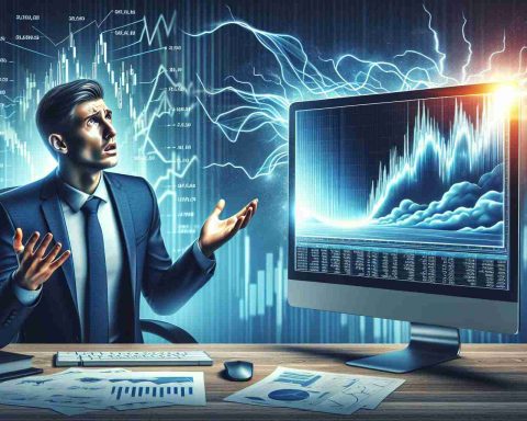 Realistic HD illustration presenting an unforeseen change in a business scenario. The portrayal should encapsulate unusual market dynamics and the perspective of investors, shedding light on what they need to understand and learn from this shift. This can be visually represented as a perplexed investor scrutinizing a computer screen that's displaying dramatic fluctuations in a generic stock market chart.