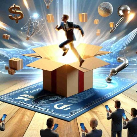 A high-definition, realistic composition representing the surprising turn of events of an unnamed major e-commerce company. The image symbolically indicates an unexpected direction or industry this venture is heading into next, but the specific details are left to viewer's interpretation and surprise.