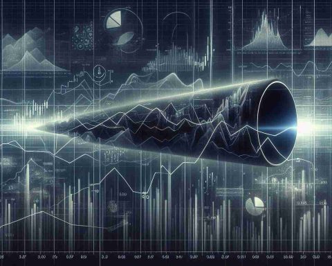 A real, high-definition image depicting an abstract representation of the hidden challenges faced by stakeholders of a major energy company. The image could hint at financial graphs, market charts, or relevant symbols that denote energy production and consumption. The overall tone should be serious, illuminating the gravity and complexity of such challenges in the energy sector.