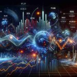 Visualize a realistic, high-definition image which translates the concept of surprising fluctuations in the after-hours trading price of a well-known electric car company. The image can include expressive abstract patterns and graphs indicating sharp rises and declines, or unusual activity. Remember, this image doesn't contain any text except a bar chart showing price movements, as it's meant to encapsulate the idea of missing out on significant financial events.