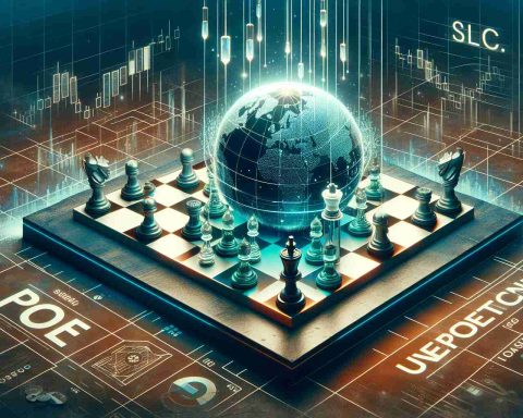 High-definition realistic image of an abstract concept depicting an unexpected pre-initial public offering move. The scene has a chessboard, with chess pieces strategically placed to hint at a lucrative stake acquisition. Eye-catching graphics and background convey a sense of mystery and unexpectedness, relating to business and finance.