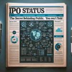 Create a high-definition, realistic image of a newspaper or online article with a headline reading 'IPO Status: The Secret Behind Going Public. What You Aren’t Told'. The article appears to be in-depth, with complex diagrams and infographics detailing the process of a company going public, highlighting the secrets and lesser-known aspects of this process.