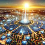 Detailed high-definition image of a momentous breakthrough in solar power. The image showcases a sunlit and thriving African landscape replete with abundant solar panels harnessing the energy of the sun. The technology radiates an aura of innovation, prosperity, and the promise of becoming the next energizing powerhouse. Include futuristic, large-scale solar farms filling the horizon, highlighting the potential for clean energy in Africa.