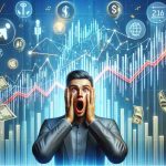 Realistic high-definition image depicting the concept of surprising results of top stocks. The image might include charts signifying impressive growth, a shocked person reacting to these results, and stock market-related symbols such as arrows or currency signs.