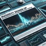 Generate a high-definition, realistic image of a financial news headline. The headline reads 'Massive Shake-Up: Unexpected Moves in Peabody Energy Stock Holdings'. Visualize the headline on a digital news site, accompanied by relevant imagery such as graphs showing stock market fluctuation, company logos, and thematic symbols reflective of the energy sector.