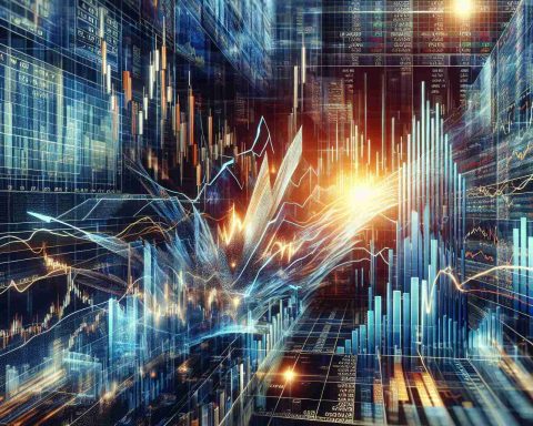 A high-definition image of a simulated stock market graphic displaying intense activity, as if prompted by a colossal bet. Visualize fluctuating bar and line graphs with numbers sky-rocketing, signifying the injection of substantial funds, perhaps from a hedge fund. Surround these visuals with the ephemeral buzz of investors and trading floor chaos.