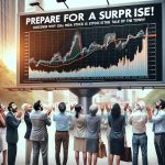 Generate a high-definition, realistic image of a group of diverse investors, each showing a range of emotions from surprise to curiosity. They are focused on a large billboard which reads, 'Prepare for a Surprise! Discover Why Coal India’s Stock is the Talk of the Town.' The billboard ideally features stock market charts showing a rising trend, emphasizing the unexpected surge of this particular stock. The scene unfolds in an urban setting, perhaps near a stock exchange or a busy city street, in the day time.