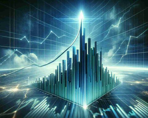 An ultra high-definition image showing an upward trend chart with stunning figures related to the energy sector. The chart is dominated by a rising bar or line, symbolizing impressive growth. The top of the chart seems to touch the sky, portraying the surprising expansion of this hidden giant in the energy industry. The overall aesthetic should be professional and sophisticated, using colours that are often associated with energy and growth, such as green and blue.