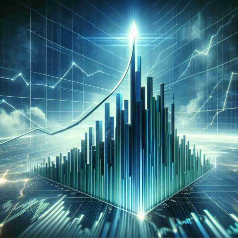 An ultra high-definition image showing an upward trend chart with stunning figures related to the energy sector. The chart is dominated by a rising bar or line, symbolizing impressive growth. The top of the chart seems to touch the sky, portraying the surprising expansion of this hidden giant in the energy industry. The overall aesthetic should be professional and sophisticated, using colours that are often associated with energy and growth, such as green and blue.