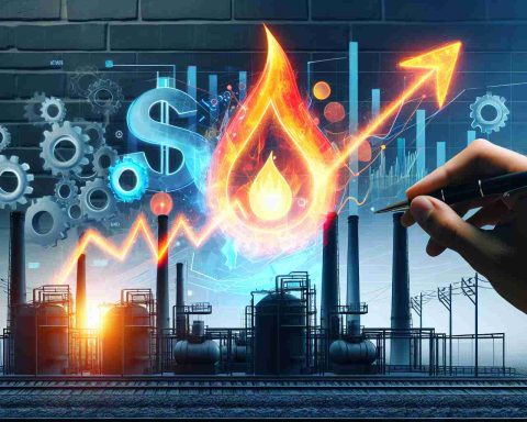 Generate a realistic, high-definition image of a symbolic representation of stunning investor strategies causing the title 'Consol Energy' to be highlighted or in the spotlight.