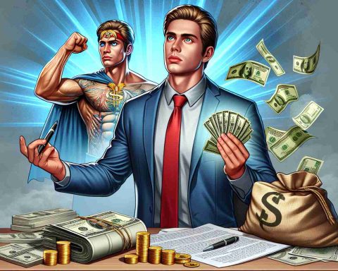 Realistic HD illustration of a generic successful male entrepreneur who now holds incredible wealth records. Uncover the surprising reason behind his exceptional success.