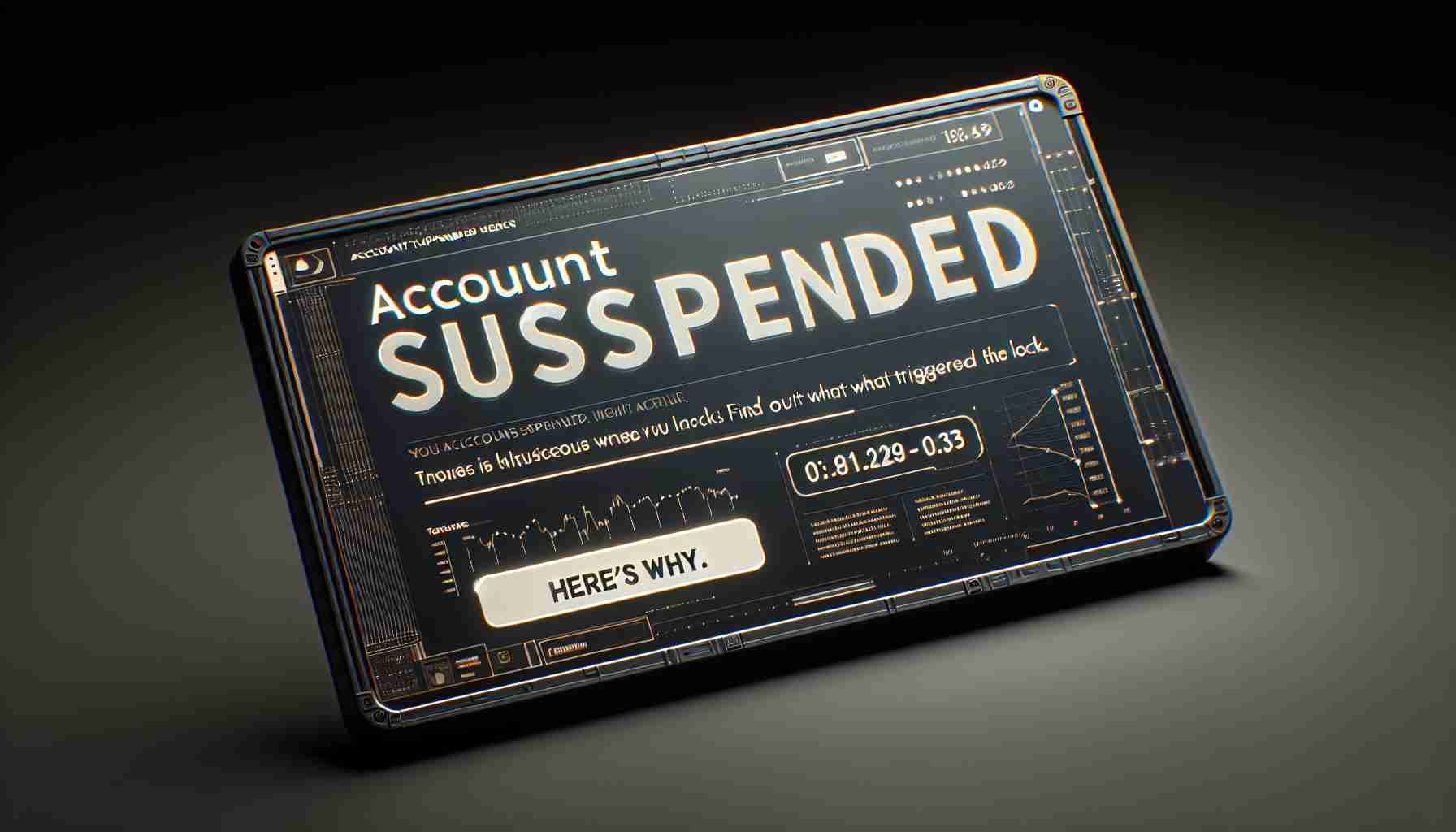 Account Suspended? Here’s Why. Find Out What Triggered the Lock.