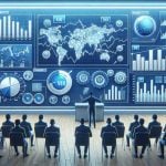 Generate a HD realistic representation of the concept of VIX Index being explained to investors. The image would show an educational setting with relevant financial graphs, bar and pie charts, important statistics, and an instructor gesturing towards these educational materials. There might be some investors sitting down taking notes. The atmosphere should convey seriousness and focus, evidencing the importance of the knowledge being shared.