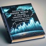 Realistic HD photo of the cover of a hypothetical book titled 'Discover the Hidden World of Unlisted IPOs: The Investment Opportunity You've Never Heard About', featuring an abstract image of rising stock market bar graphs, an uncharted map symbolizing the 'hidden world', and an eye-catching, bold typography.