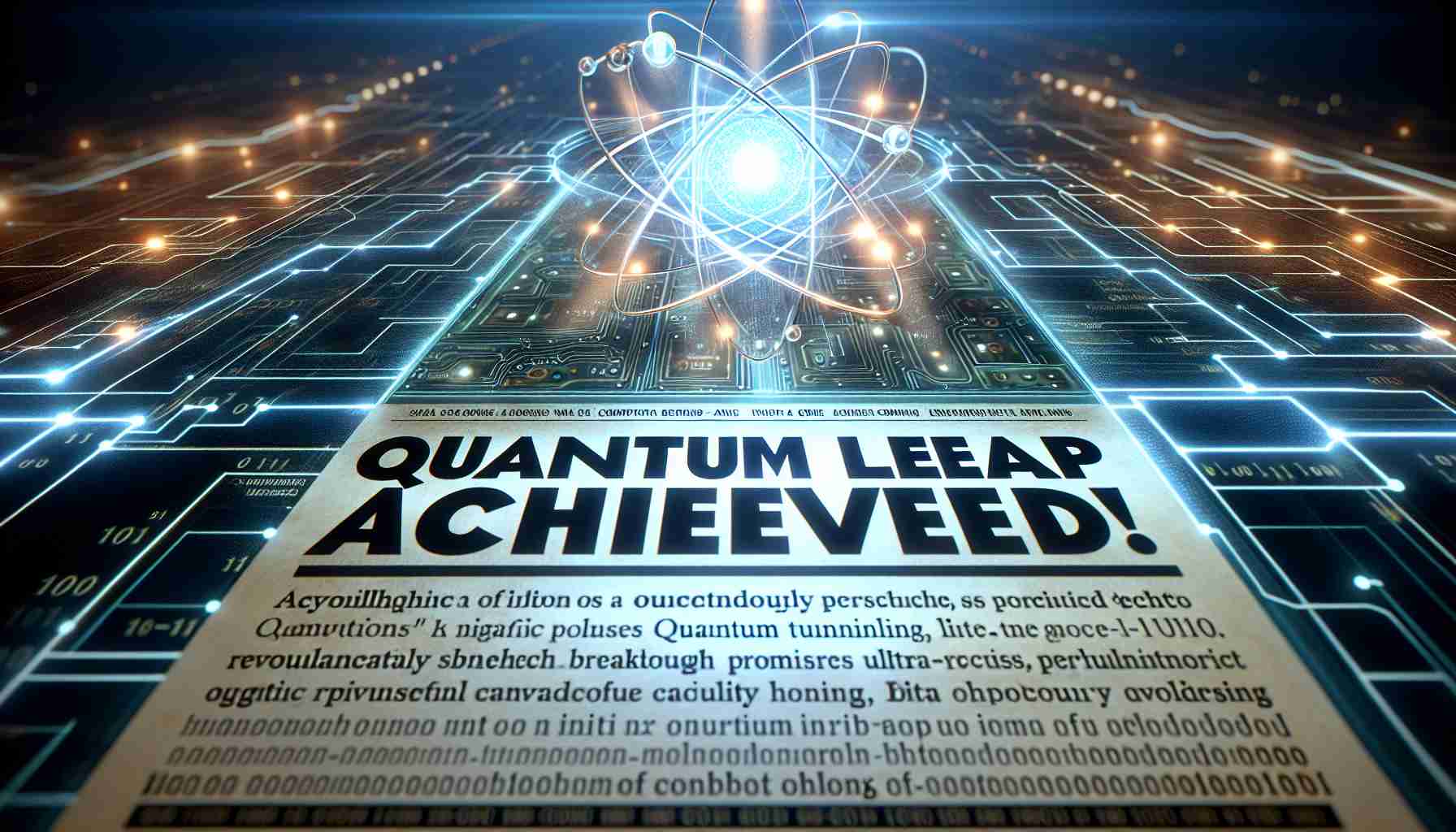 Quantum Leap Achieved! Revolutionary Breakthrough Promises Ultra-Precise Computing.