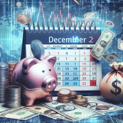 An HD photo illustrating the concept of a significant shift for financial investors. Portray a visually intriguing representation of a calendar marked on the date December 2, with symbols such as currency notes, a stock market graph, a piggy bank, or a stack of coins around it to signify major investment changes.