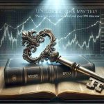 A high definition, photorealistic image featuring a large, intricately designed antique key with ornate details in the foreground. It's placed on a trove of unknown bound documents, symbolizing a 'mystery to be unlocked'. In the background, a stock market graph with increasing trend line is shown, indicating 'IPO status'. A light beam illuminates the key and the documents, symbolizing 'revelation'. At the top, in an elegant, bold, and large font, the text reads: 'Unlock the Mystery: The Simple Steps to Reveal Your IPO Status Now'.