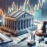 A high-definition, realistic representation of the concept of unveiling India's largest Initial Public Offering (IPO). The scene captures the essence of discovery and knowledge. Please include elements that symbolize stock market trading and finance such as a stock exchange building, a gavel, or financial charts.