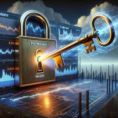 An high-definition image, presented in realistic style, illustrating the concept of 'Unlocking the Mystery of NNE Premarket.' The scene includes a large, glowing key symbolically being turned in a lock, represented by a stock market diagram. Charts showing premarket activities - perhaps ticker tape, line, bar or candlestick graphs - with positive and negative trends are displayed around the key. A figurative light or aura emanates from the 'unlocked' chart to signify newly revealed insights. The background consists of the early morning sky which stands for 'premarket' period. This is intended to provide a visual representation of what investors should be aware of.