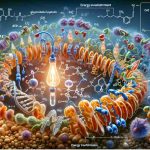 An intricate, realistic HD illustration of the energy investment phase of glycolysis. The image should precisely portray how glucose transforms into two molecules of glyceraldehyde-3-phosphate, through a series of reactions involving ATP. The associated enzymes, energy transformation, and chemical reactions should also be vividly pictured. The importance of this phase as a key element in cellular metabolism should be emphasized.