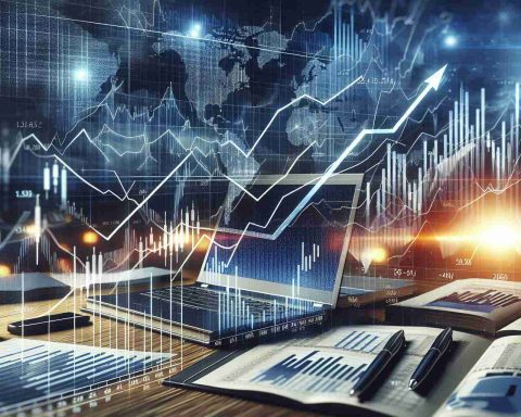 A detailed and realistic high-definition image focused on financial trends. The scene showcases diagrams representing the significant shifts in the stock market, with bold arrows indicating sharp rises or plummets, following an unexpected victory in a competitive sector. The charts and graphs should manifest the surprise and intense reactions of the trading world.