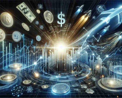 A realistic high definition image showing a visualization of a large financial boost worth $800 Million into the technology sector. Incorporate elements like soaring stock graphs, radiant currencies, and symbols representing tech giants innovatively changing the business landscape.