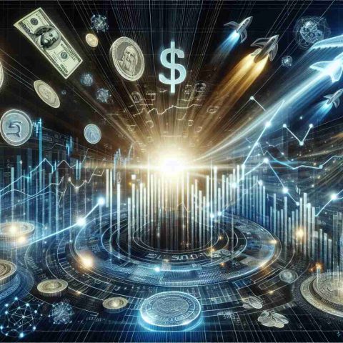 A realistic high definition image showing a visualization of a large financial boost worth $800 Million into the technology sector. Incorporate elements like soaring stock graphs, radiant currencies, and symbols representing tech giants innovatively changing the business landscape.