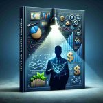 High-definition realistic illustration showing a cover of a book titled 'Investing Secrets Revealed!'. The cover features intriguing financial symbols, graphs, and perhaps a depiction of a spotlight revealing a hidden diagram to symbolize the 'secret'. Additionally, a shadowy figure of an analyst is present, uncovering them with an expression of disbelief or surprise.