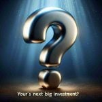 Realistic high definition image of a mysterious concept represented as 'Your Next Big Investment'. The subject could be depicted as an enigma or question mark, indicating it's not what one might typically expect.