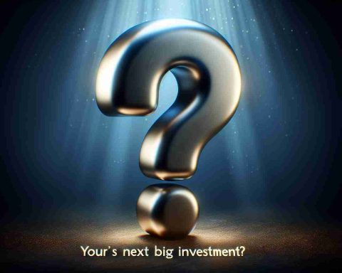 Realistic high definition image of a mysterious concept represented as 'Your Next Big Investment'. The subject could be depicted as an enigma or question mark, indicating it's not what one might typically expect.