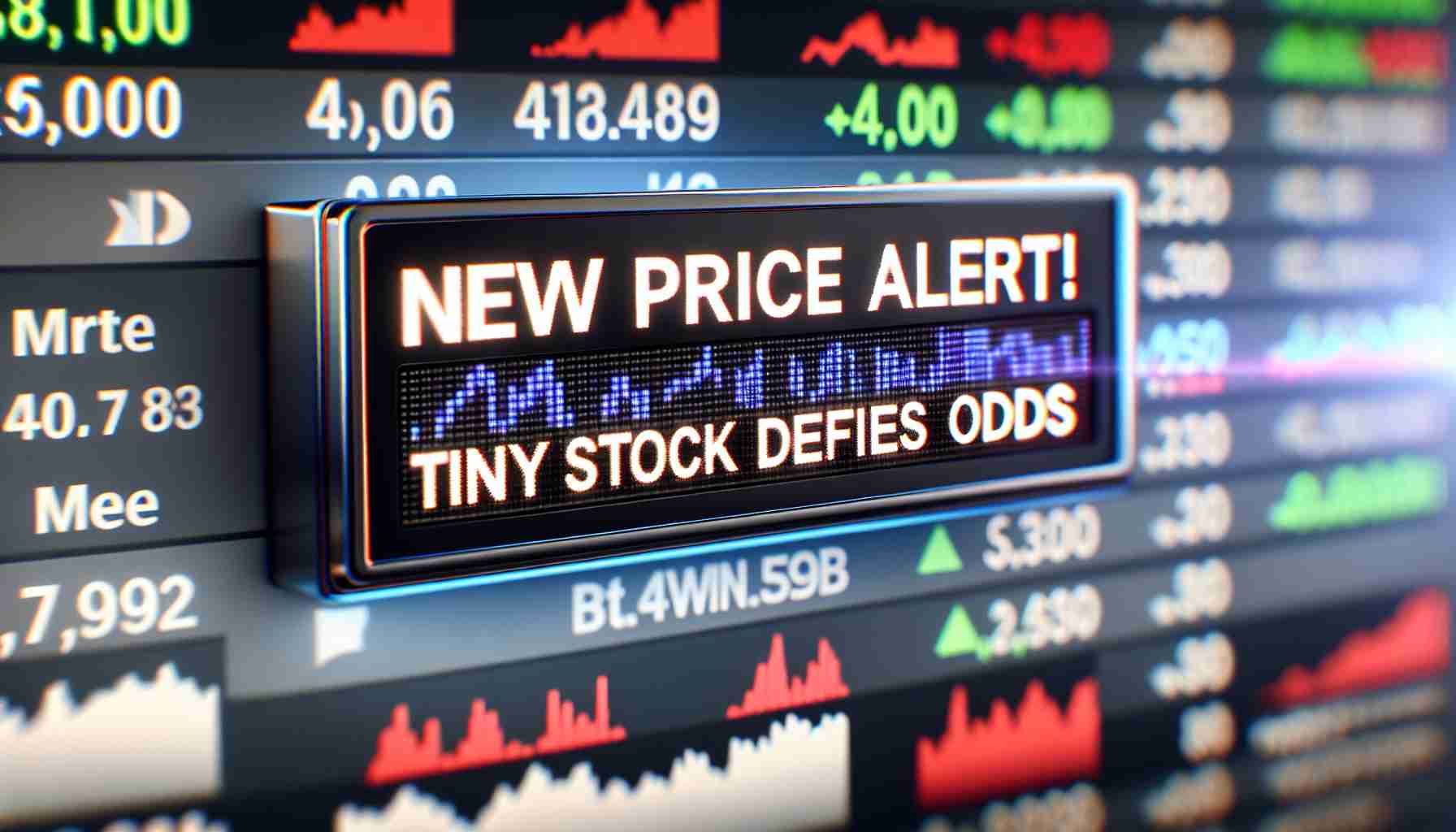 New Price Alert! Tiny Stock Defies Odds.