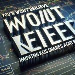 Realistically detailed HD photograph capturing the text 'You Won't Believe What's Impacting KEI Shares Right Now'. The letters should be bold and imposing, creating a strong visual impact. The background can be a dynamic stock market scene with graphs and charts illustrating market fluctuations.