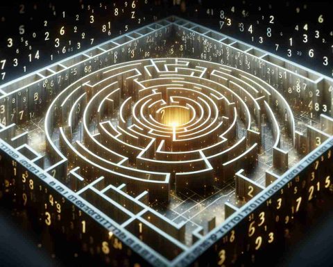 A high definition and realistic image depicting a visually engaging metaphorical representation of an unexpected turn. This might include a labyrinth or a maze, with numbers sprinkled subtly in the back or integrated within the structures. The aesthetics should suggest mystery and intrigue, possibly raising to the viewer's mind questions about what unseen forces might be at play or what might have transpired behind the scenes.