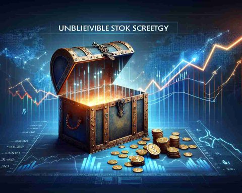 Create a realistic, high-definition image symbolizing an unbelievable stock strategy, with the elements symbolizing 'insider secrets revealed'. Perhaps involve elements like an ornate, opened treasure chest to represent secrets and graphs or charts associated with stock trading to represent strategy.