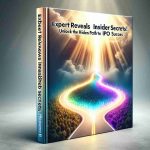 A high-definition, realistic image showcasing the cover of a book titled 'Expert Reveals Insider Secrets! Unlock the Hidden Path to IPO Success'. The cover art might suggest a metaphorical road or pathway, winding upward and disappearing into a bright light to signify the 'hidden path' to success. It should have an enticing, vibrant color scheme that draws the viewer and evokes a feeling of revelation and success.