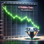 A high-definition, realistic image displaying a simplification of the concept that a slump in Nvidia's stock being beneficial. This image should portray a downturn on a stock market graph (representing the slump), with a gleaming gem hidden beneath the descending line as a symbol of undisclosed potential advantages. Use visually appealing text to overlay the title: 'The Untold Story of a Hidden Gem'.