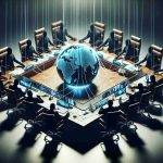 A realistic high-definition image depicting the metaphorical concept of unseen powerful figures influencing the operations at a hypothetical company called Savara. Imagine a large boardroom table set in a contemporary office, covered with high-tech gadgets and papers indicating strategic decisions. Shadowy figures, blurred to represent their elusiveness, sit around the table, each pulling a string attached to a miniature globe at the center, symbolizing their global influence.