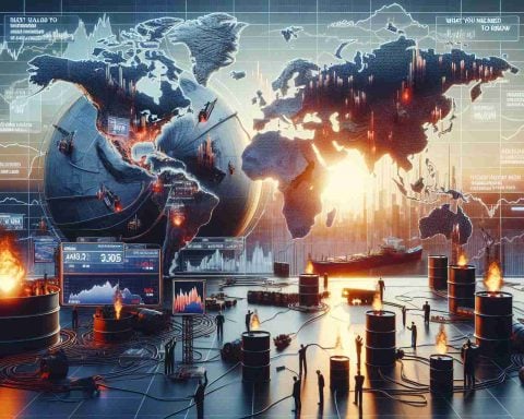 Create a high-definition, realistic image representing the global oil markets reacting to significant international events. The scene includes depictions of oil stocks and prices, maps demonstrating regions of oil production, and related news headlines. There should also be reference texts, including 'What You Need to Know' to indicate an educational context of understanding the dynamics of oil markets worldwide.