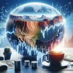 Create an HD image of a fictional stock market surge caused by an imaginary education company named 'Grand Canyon Learning'. The visual should represent a financial breakthrough and depict charts and graphs indicating a noticeable boom. Use realistic visuals for the depiction of the economic stock growth. Do not include identifiable individuals in the image.