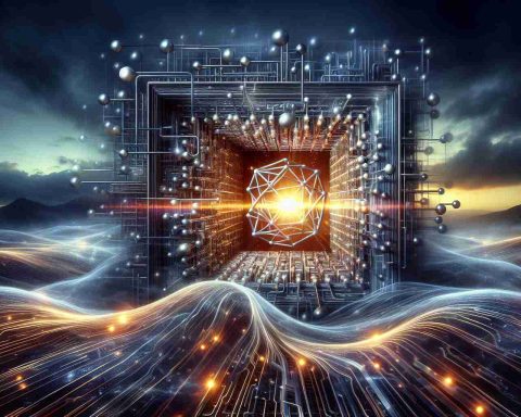 Realistic High-Definition image demonstrating the concept of the dawn of a new era in Physics, symbolized by the success of Quantum Computing. Possible interpretations would include a dynamic scene with emerging sunlight symbolizing a new era, detailed circuitry displaying the intricacies of a quantum computer, and elements that represent basic quantum physics theories such as superposition and entanglement.