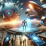 Create a high-definition, realistic image illustrating the future of artificial intelligence. Display groundbreaking tools and technologies that are being unveiled. These tools should appear so unprecedented and revolutionary that they incite a feeling of disbelief about what's next in AI evolution. Make sure the scene oozes advancement and futurism.