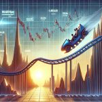 Realistic HD image of graph depicting the fluctuating value of a generic stock, metaphorically represented as a roller coaster ride, along with the title 'A Roller Coaster Ride? What Investors Need to Know'