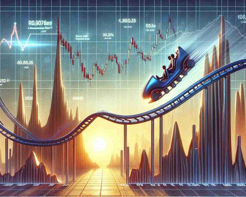 Realistic HD image of graph depicting the fluctuating value of a generic stock, metaphorically represented as a roller coaster ride, along with the title 'A Roller Coaster Ride? What Investors Need to Know'