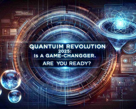 A detailed and vivid high definition image that explores the concept of a quantum revolution in 2025 that is game-changing. The image showcases futuristic quantum technology and cutting-edge designs to hint at the advanced technologies and concepts that might come into play in the year 2025. Text within the image that reads, 'Quantum Revolution: 2025 is a Game-Changer. Are You Ready?' to highlight the thrilling and anticipatory narrative associated with this quantum revolution.