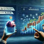 A high-definition image illustrating the concept of turning a monthly investment of Rs 20,000 into a wealth of Rs 10 Crore. The image includes a visual graph to represent the growth of wealth along with text messages revealing top investment strategies.
